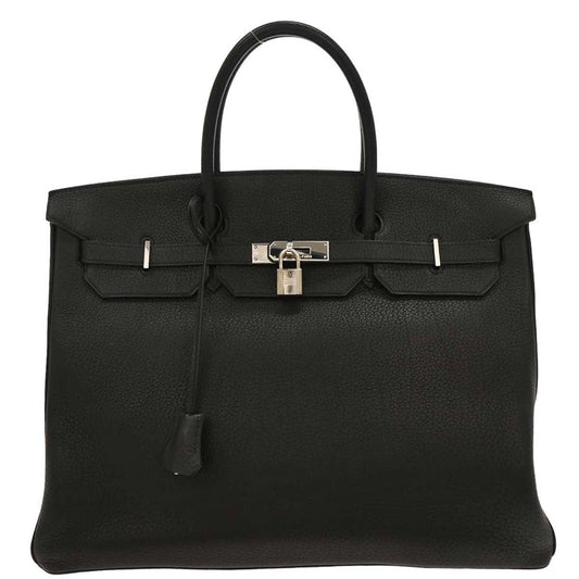 Hermes 2003 Black Togo Birkin 40 Handbag