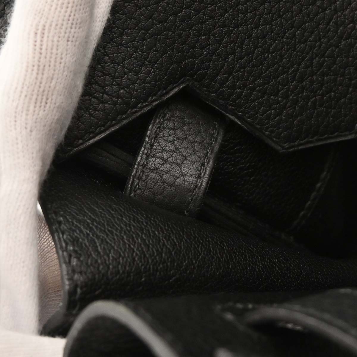 Hermes 2003 Black Togo Birkin 40 Handbag