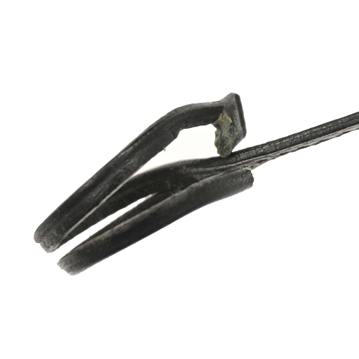 Hermes 1997 Black Taurillon Clemence Haut a Courroies 45 Handbag