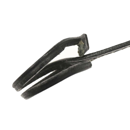 Hermes 1997 Black Taurillon Clemence Haut a Courroies 45 Handbag