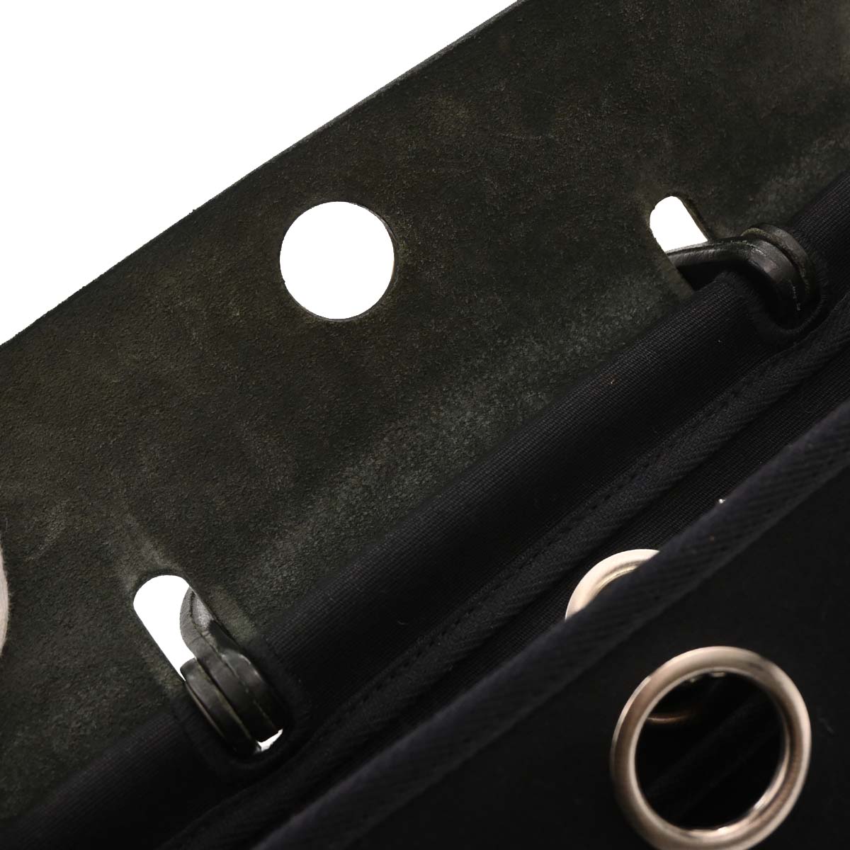 Hermes 2003 Black Beige Toile Officier GM Herbag PM 2 in 1 Handbag