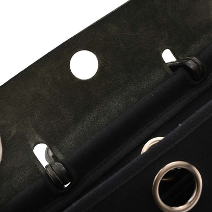 Hermes 2003 Black Beige Toile Officier GM Herbag PM 2 in 1 Handbag