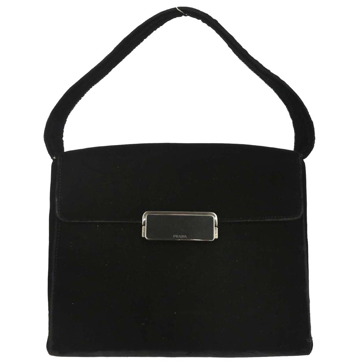 Prada Black Velvet Handbag
