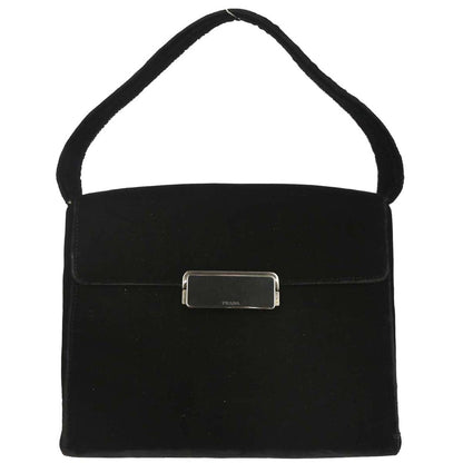 Prada Black Velvet Handbag