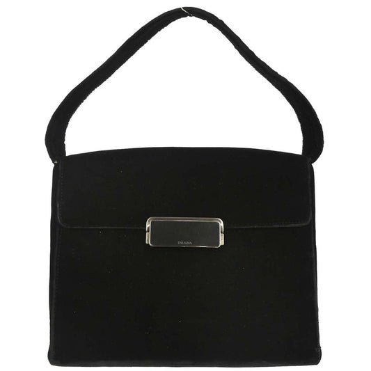 Prada Black Velvet Handbag