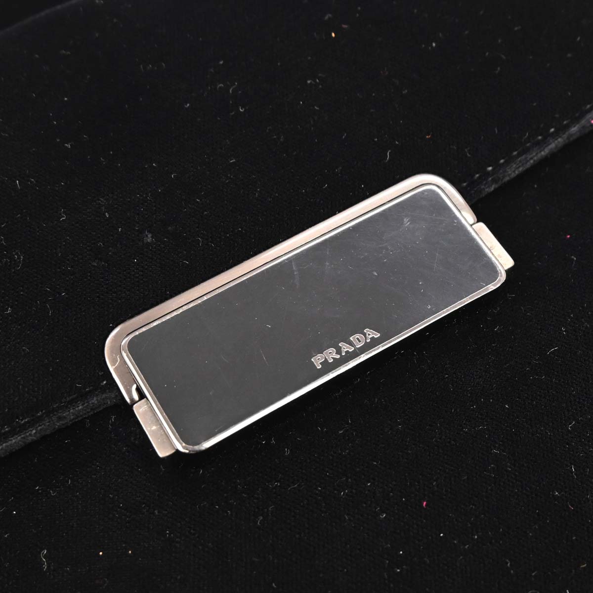 Prada Black Velvet Handbag