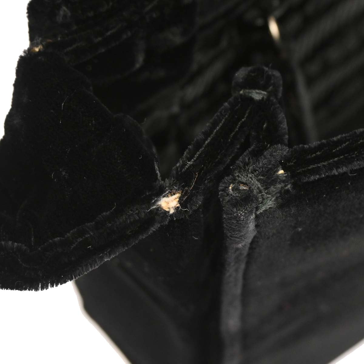 Prada Black Velvet Handbag