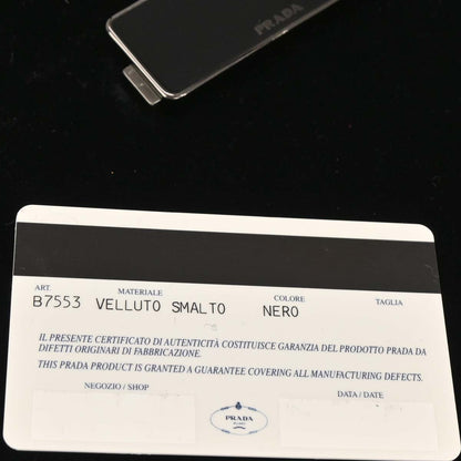 Prada Black Velvet Handbag
