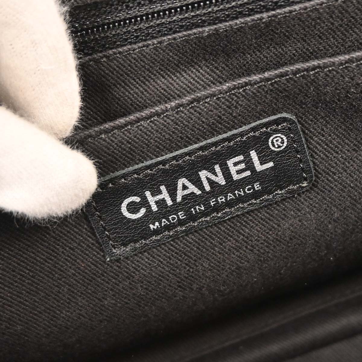 Chanel 2008-2009 Black Lambskin Secret Label Flap Handbag