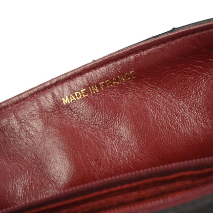 Chanel 1989-1991 Black Lambskin Classic Square Flap Shoulder Bag