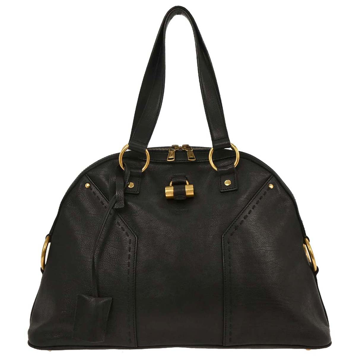 Yves Saint Laurent Black Leather Handbag
