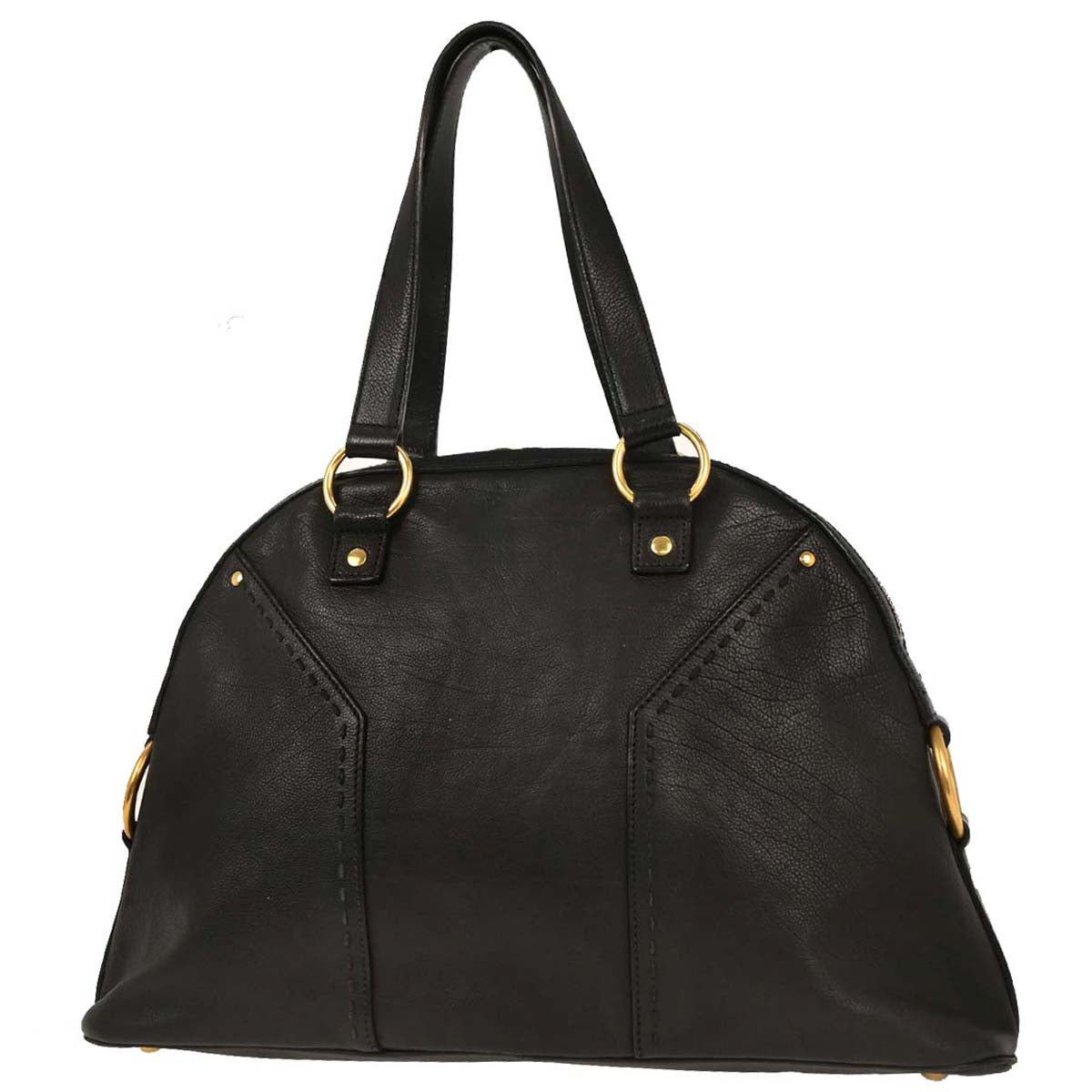 Yves Saint Laurent Black Leather Handbag