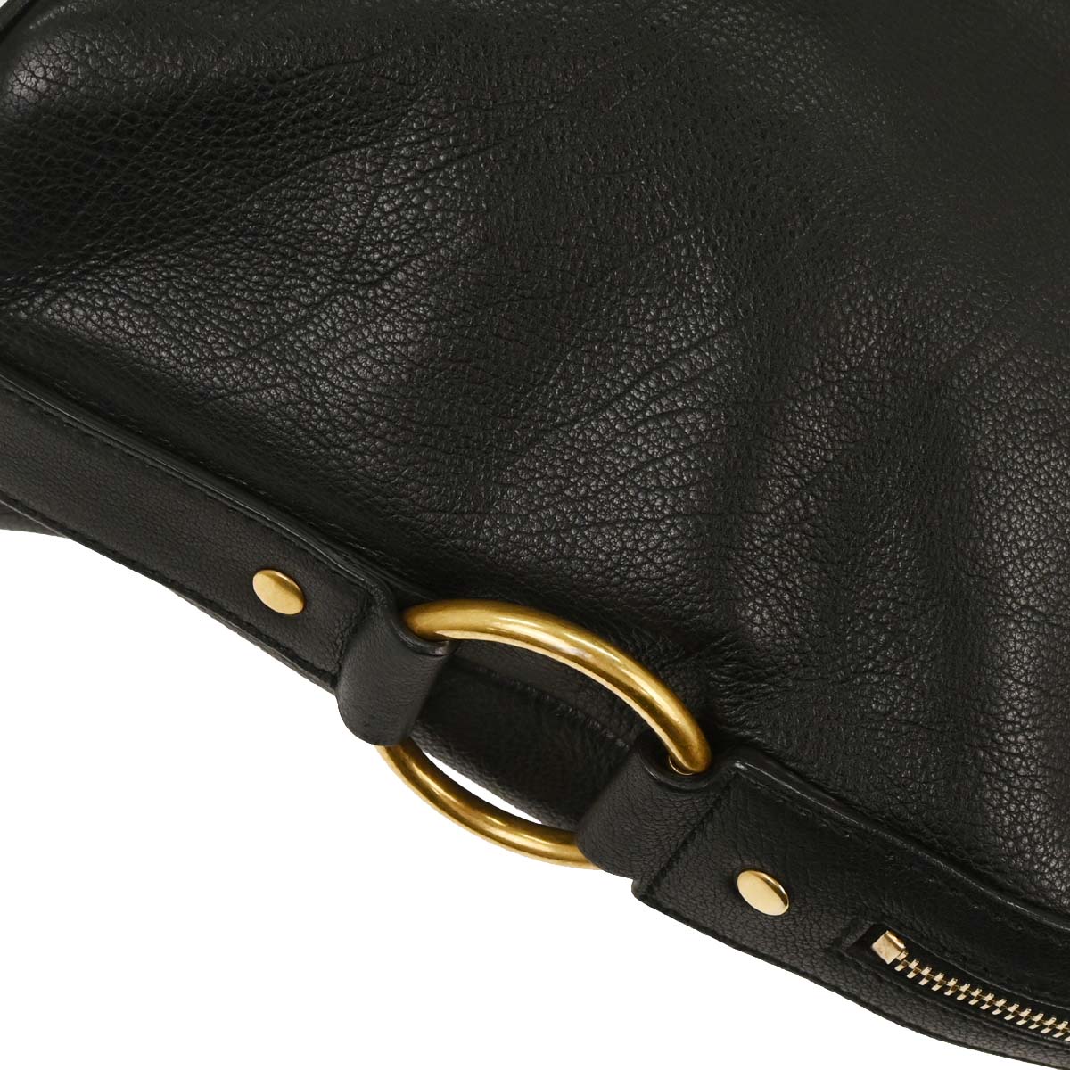 Yves Saint Laurent Black Leather Handbag