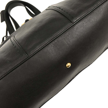 Yves Saint Laurent Black Leather Handbag