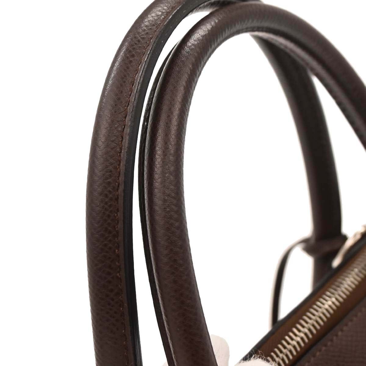 Hermes 2008 Havane Courchevel Bolide 31 2way Shoulder Handbag