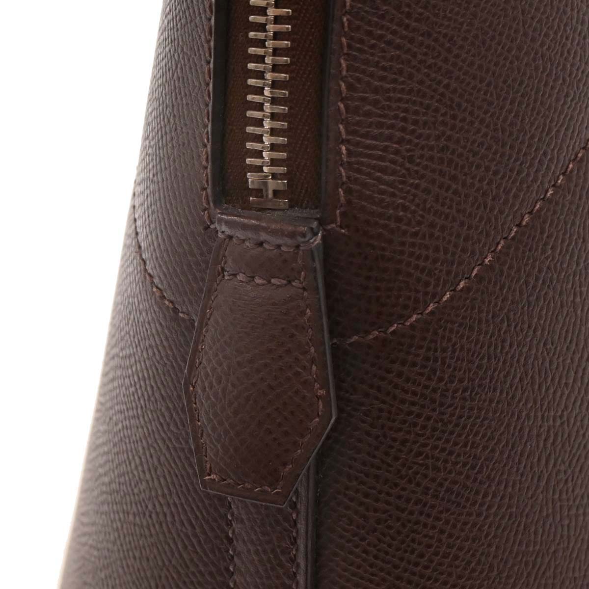 Hermes 2008 Havane Courchevel Bolide 31 2way Shoulder Handbag