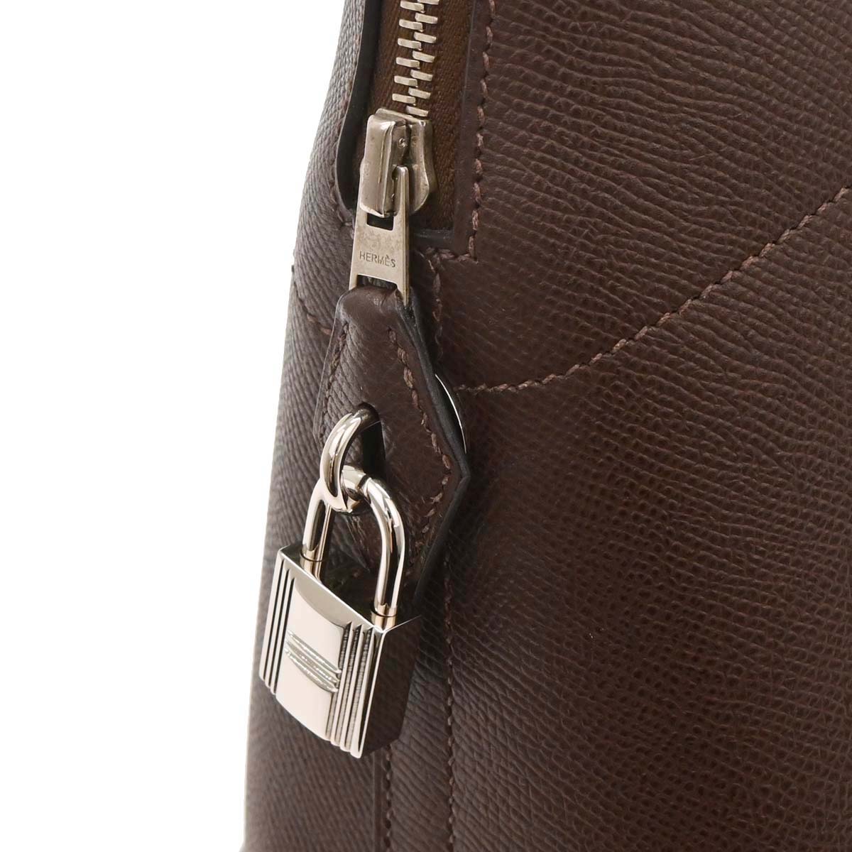 Hermes 2008 Havane Courchevel Bolide 31 2way Shoulder Handbag