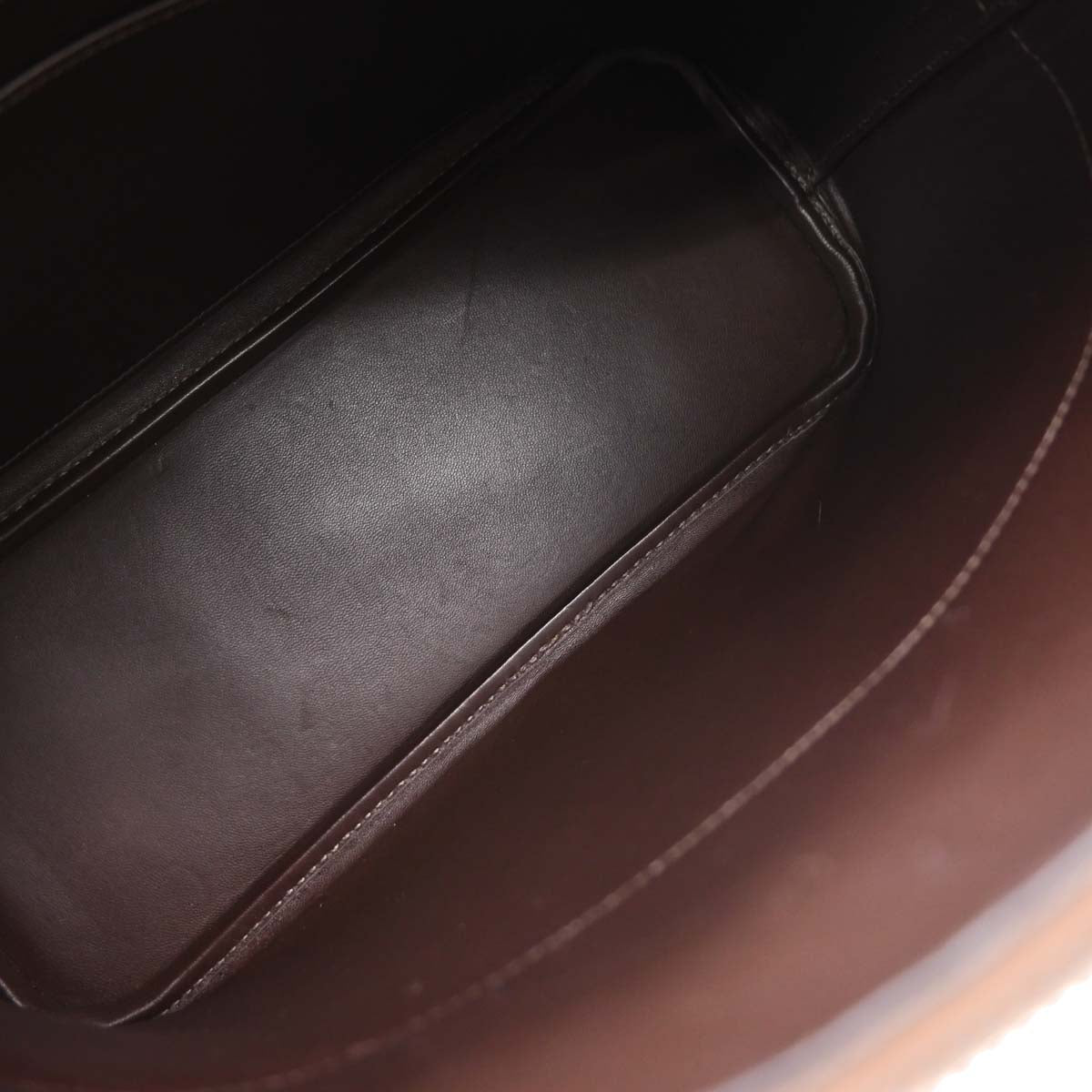 Hermes 2008 Havane Courchevel Bolide 31 2way Shoulder Handbag