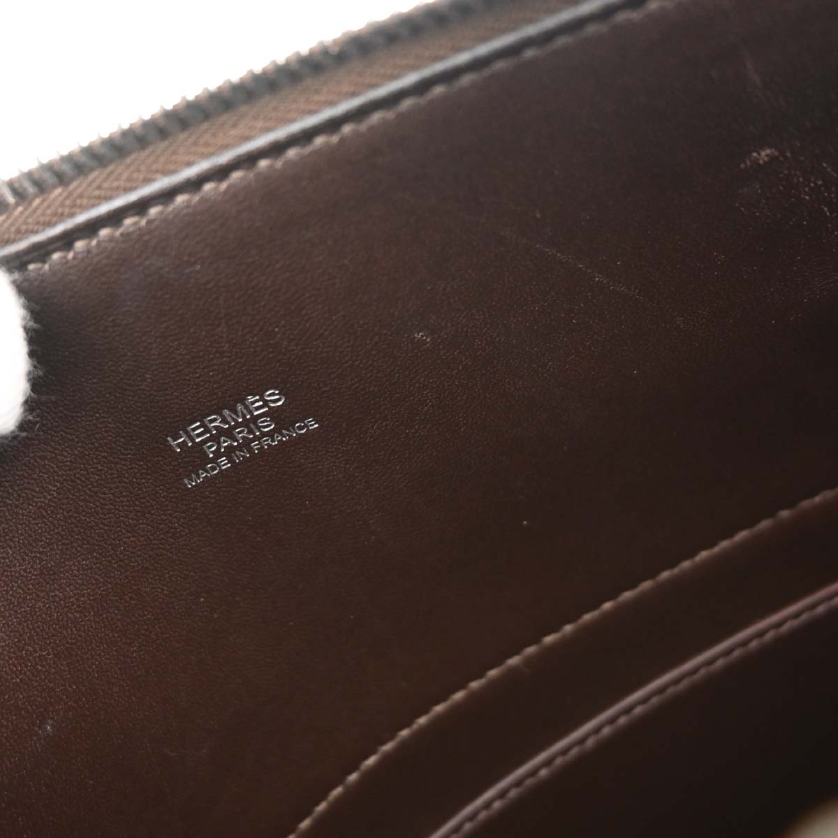 Hermes 2008 Havane Courchevel Bolide 31 2way Shoulder Handbag