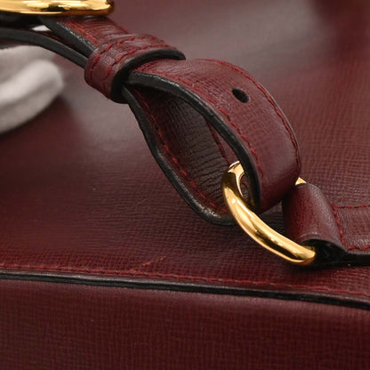 Cartier Bordeaux Leather Backpack