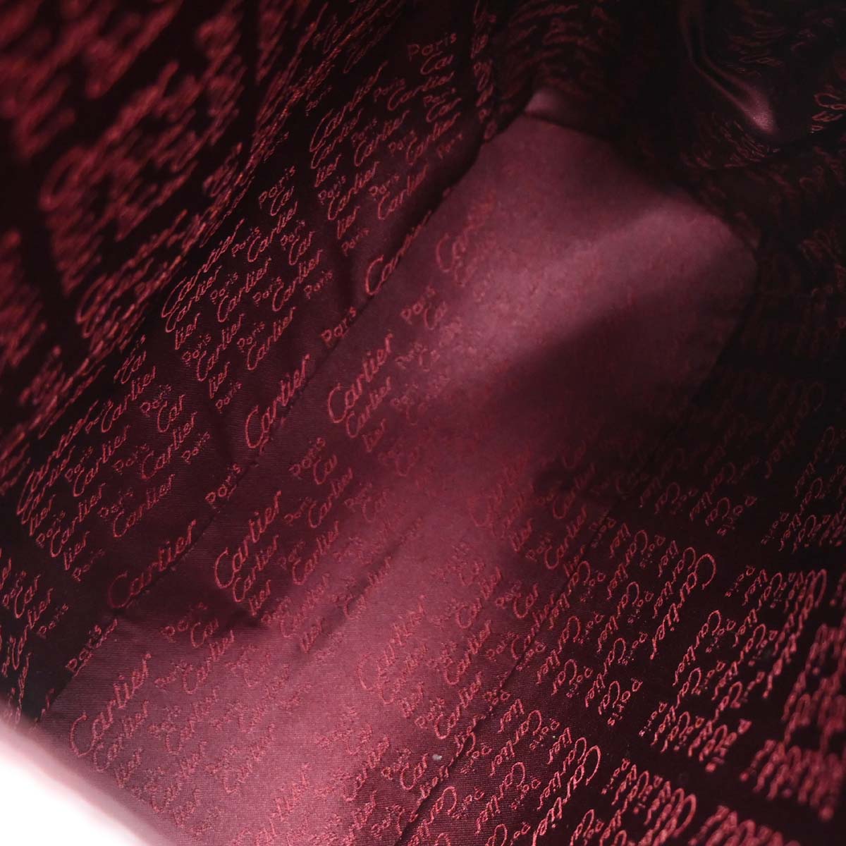 Cartier Bordeaux Leather Backpack