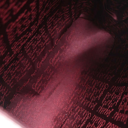 Cartier Bordeaux Leather Backpack