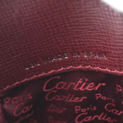 Cartier Bordeaux Leather Backpack