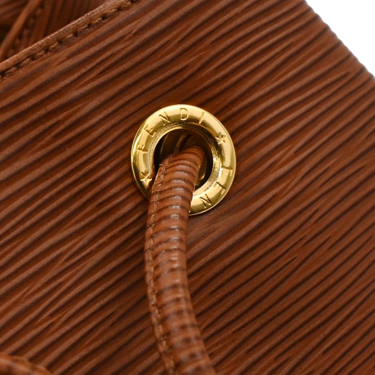 Fendi Brown Leather Backpack