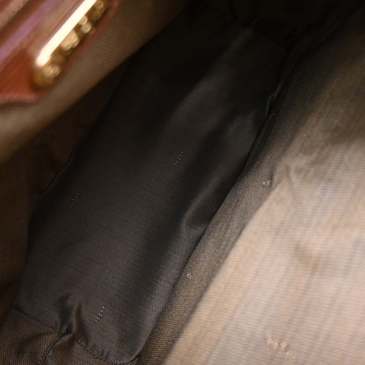 Fendi Brown Leather Backpack