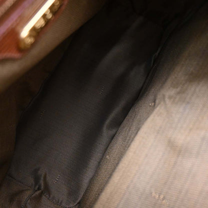 Fendi Brown Leather Backpack
