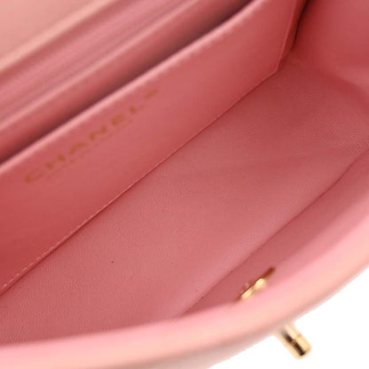 Chanel 2008-2009 Lambskin Mini Classic Square Flap Bag