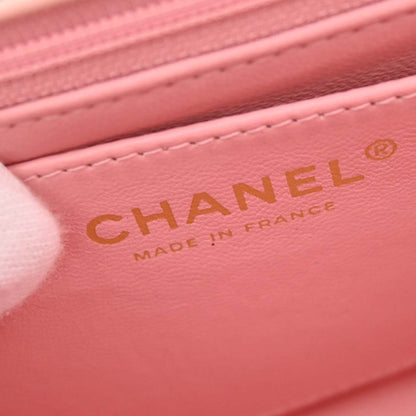 Chanel 2008-2009 Lambskin Mini Classic Square Flap Bag