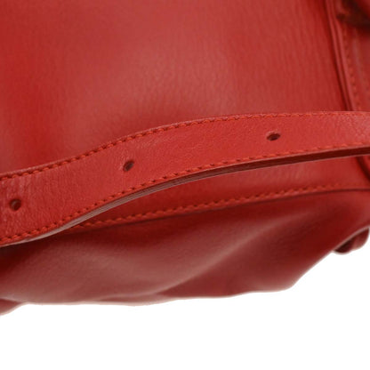 Gucci Red Bamboo Backpack