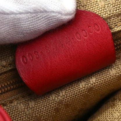Gucci Red Bamboo Backpack