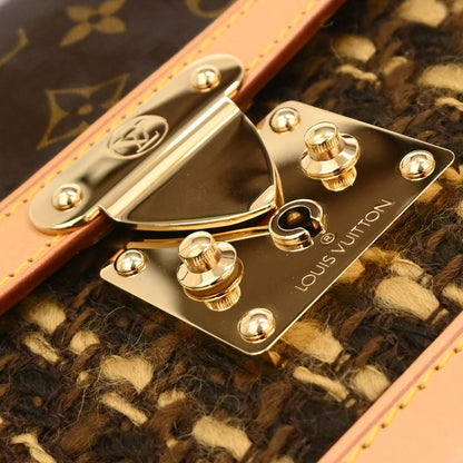 Louis Vuitton 2003 Tweed PVC Monogram Tweedy Handbag M92820