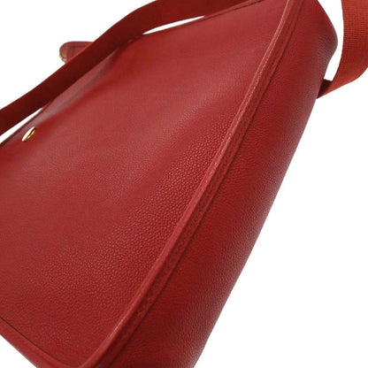 Hermes 2003 Rouge Garance Togo Vespa PM Shoulder Bag