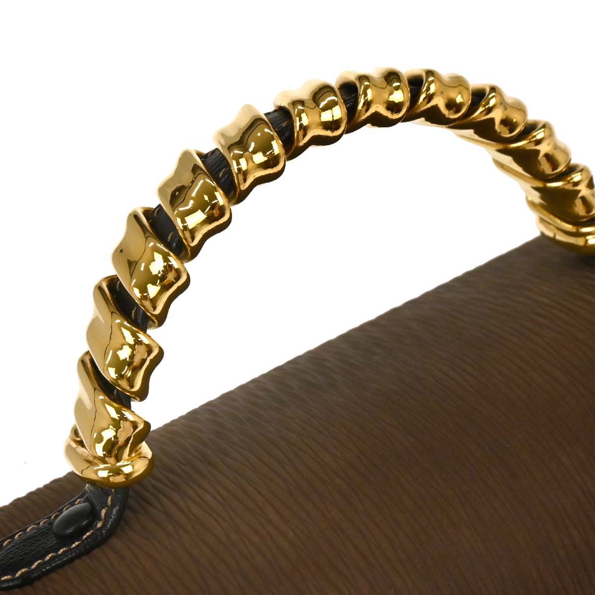 Loewe Black Brown Leather Velazquez Handbag