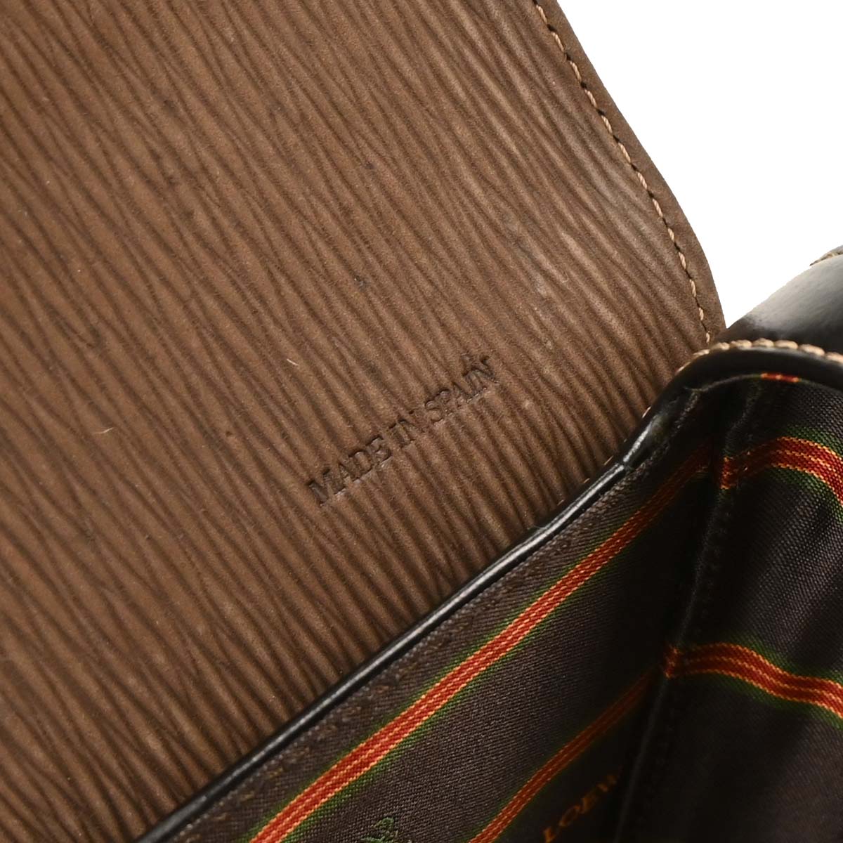 Loewe Black Brown Leather Velazquez Handbag