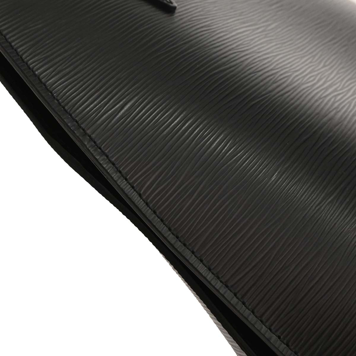 Louis Vuitton 1999 Black Epi Lussac Shoulder Bag M52282