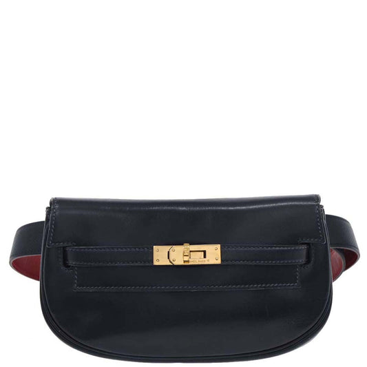 Hermes 1991 Box Calf Kelly Moove Bum Bag #72