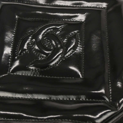 Chanel 1991-1994 Black Patent Leather Camera Bag Small
