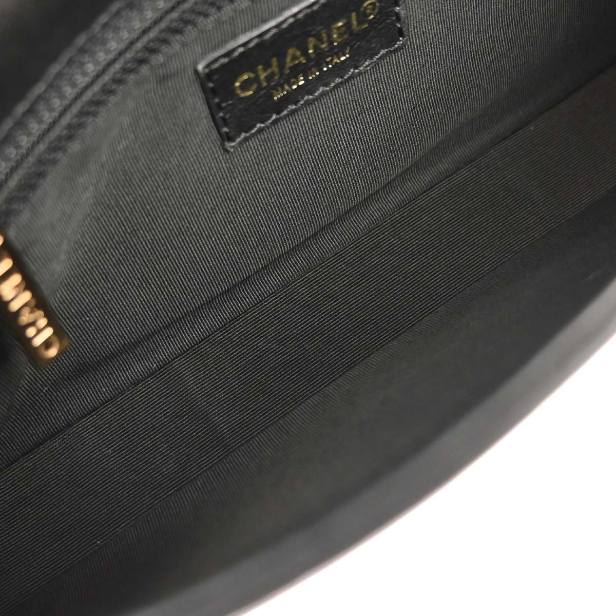 Chanel 2000-2001 Black Lambskin Choco Bar Shoulder Bag