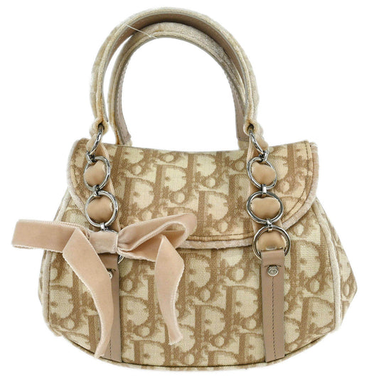 Christian Dior White PVC Trotter Romantic Handbag