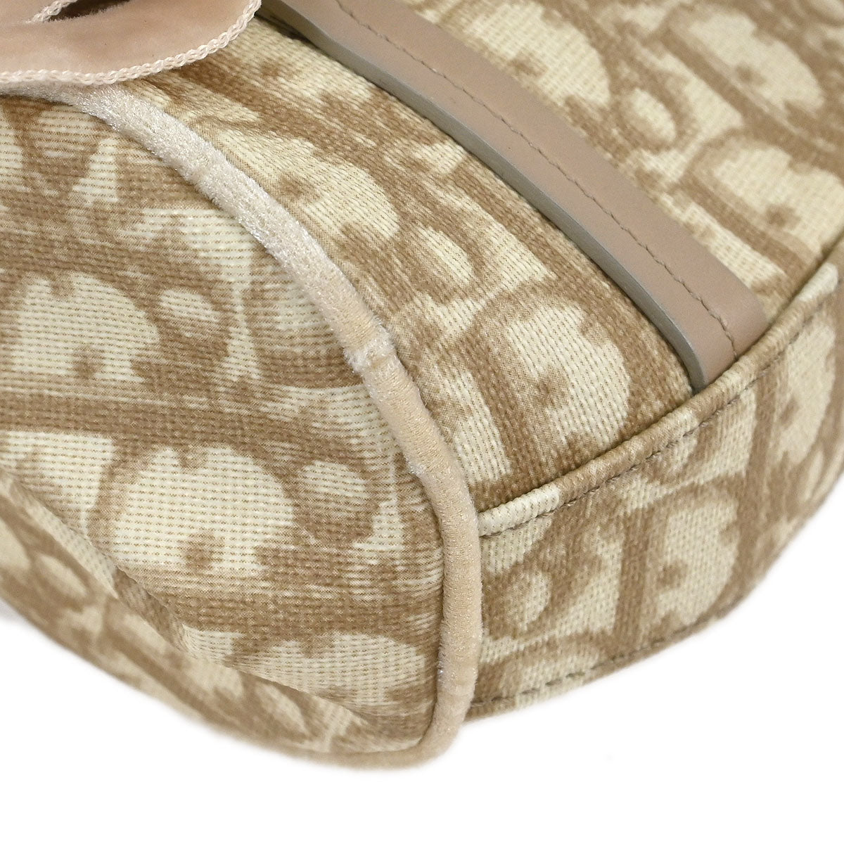 Christian Dior White PVC Trotter Romantic Handbag