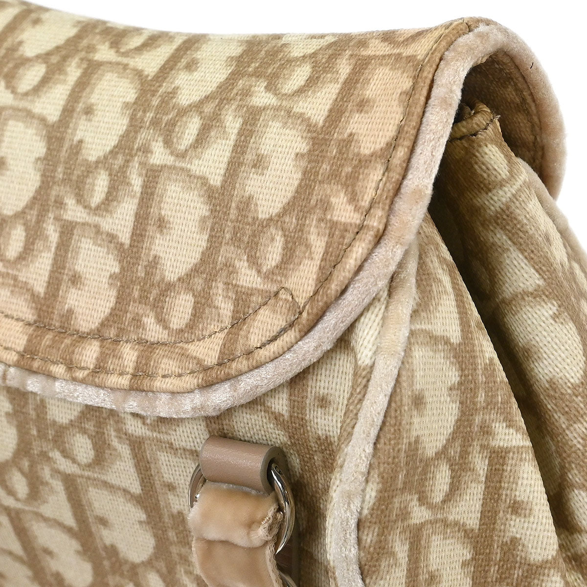 Christian Dior White PVC Trotter Romantic Handbag