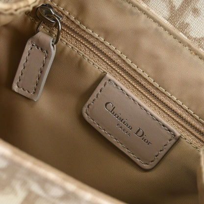 Christian Dior White PVC Trotter Romantic Handbag