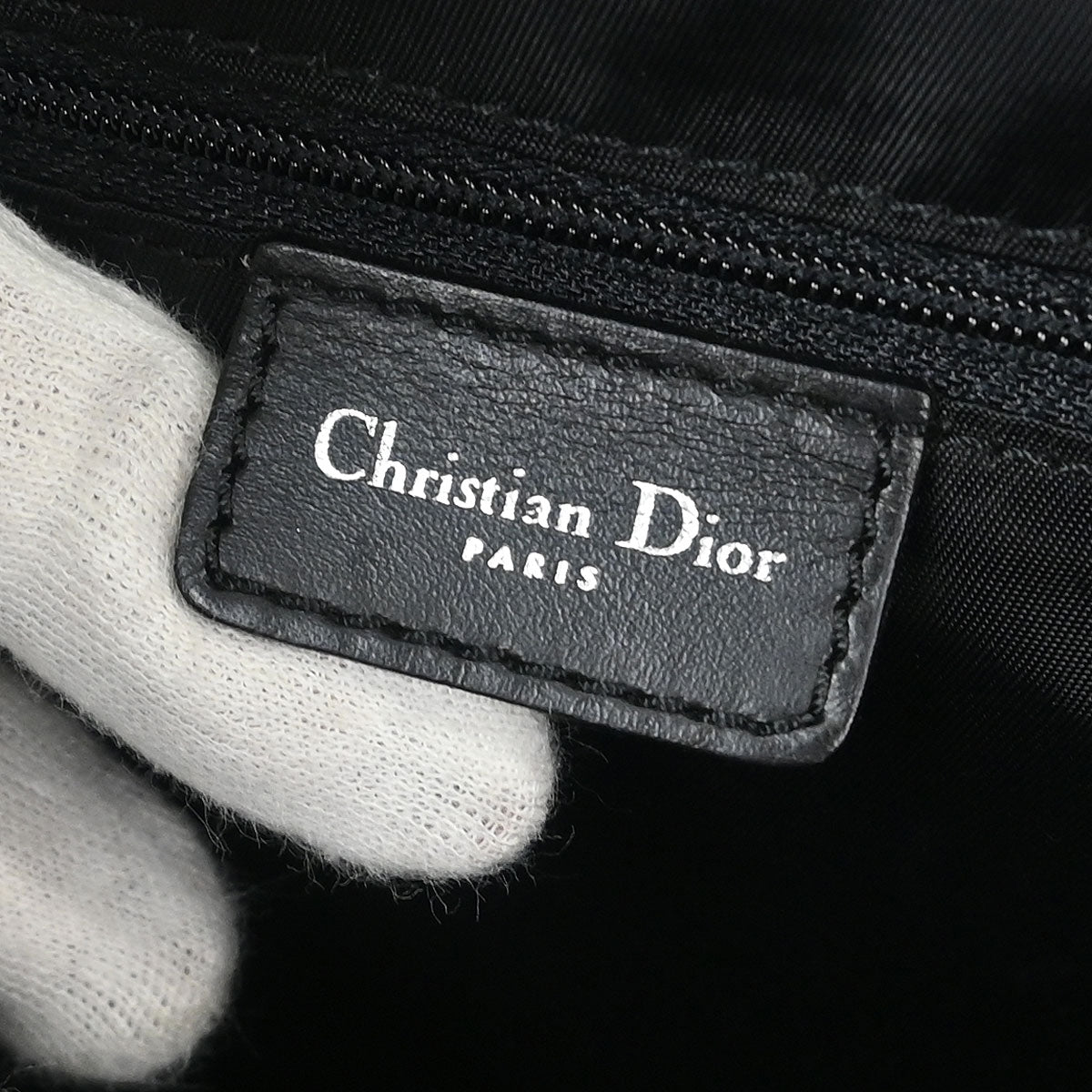 Christian Dior Black Trotter Handbag