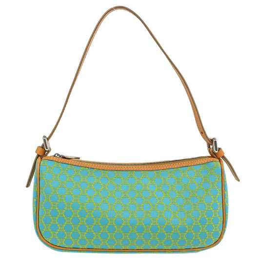 Celine Light Blue Canvas Macadam Handbag