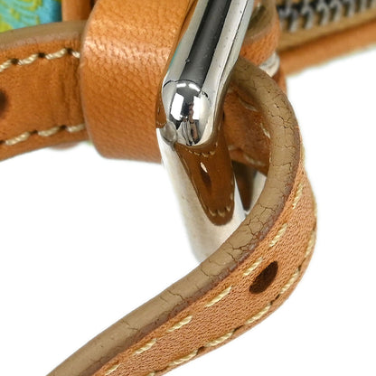 Celine Light Blue Canvas Macadam Handbag