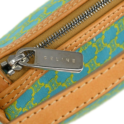 Celine Light Blue Canvas Macadam Handbag